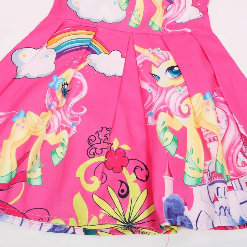 С рисунком из мультфильма Мой маленький Платье для маленьких девочек костюм