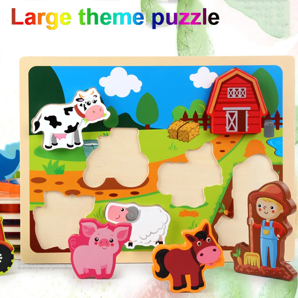 Деревянные игрушки развивающие головоломка креативные Обучающие деревянные для