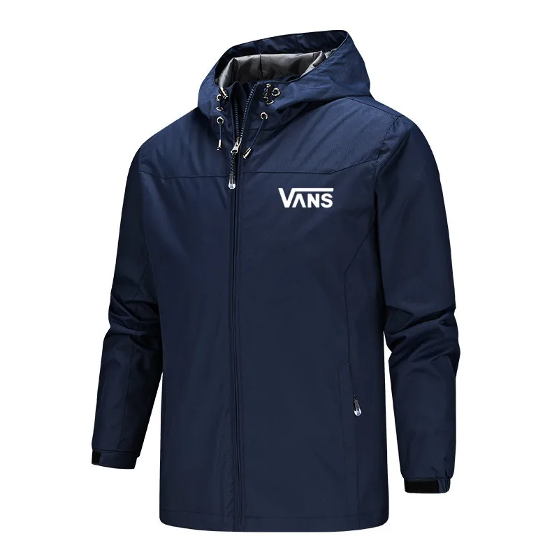 

2021 new brand jacket men's zipper winter spring and autumn casual solid color hooded jacket men's jacket slim high quality