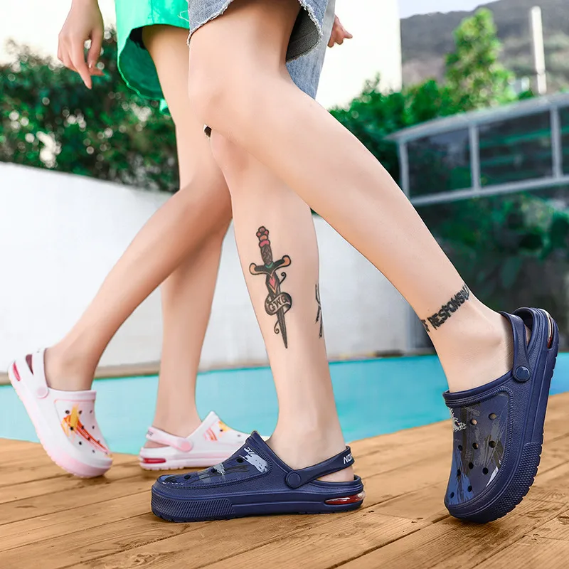 Сандалии женские розовые из ЭВА повседневная обувь для сада и пляжа удобные