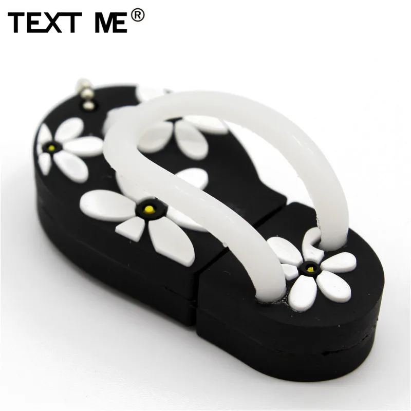 TEXT ME 64GB ummer классные шлепанцы usb флеш накопитель 2 0 4GB 8GB 16GB 32GB Флешка U диск|USB