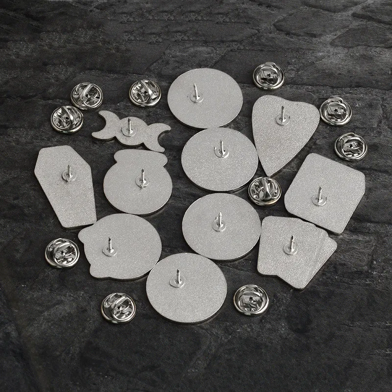 3 шт. ведьмы сделать это лучше ведьмы ouija черные магниты в виде Луны значки броши-Значки для лацкана эмалированные значки на рюкзак сумка аксессуары