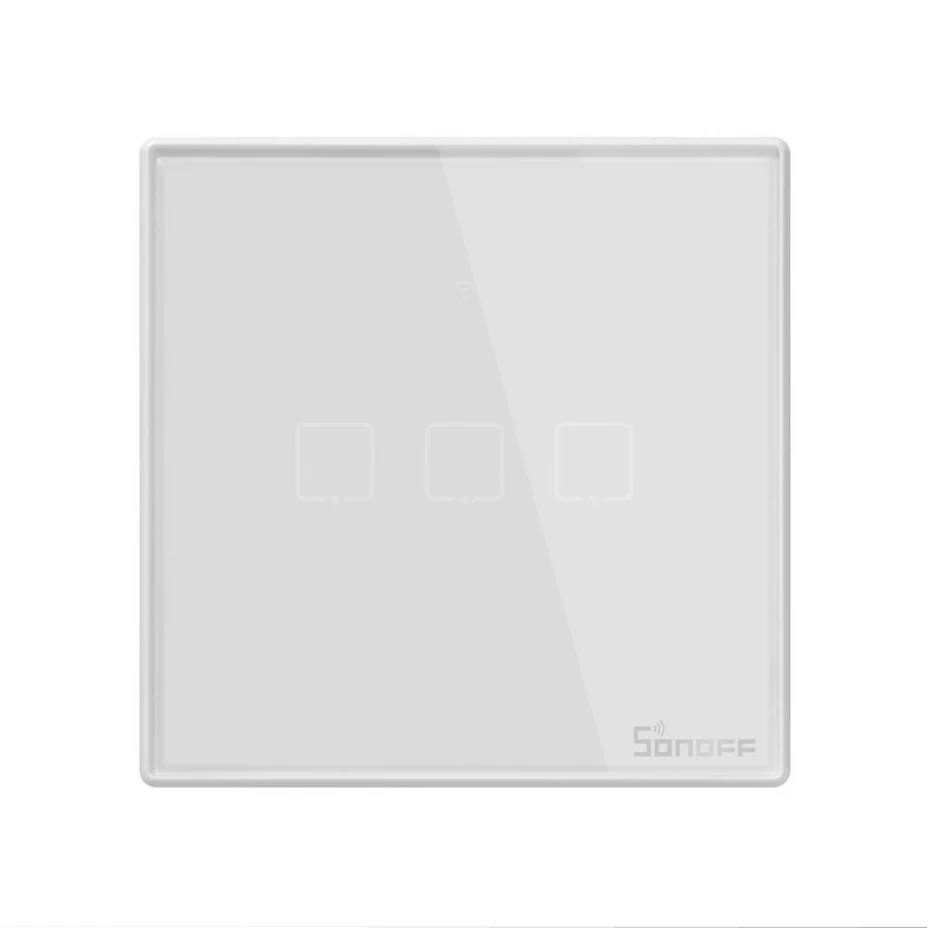 Новый Умный выключатель Sonoff T2 UK Wi Fi RF433/ewelink app/настенный с сенсорным управлением