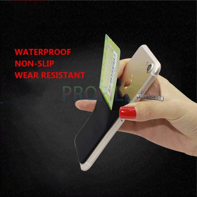 Портативный бумажник чехол для iPhone 7 8 S х гибкий кредитные клей карта Buddy Комплект