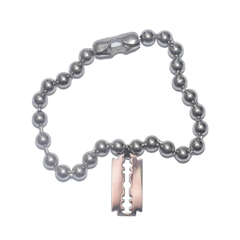 Винтажное ожерелье для женщин подвеска с лезвием друзей панк поп Готическая цепь