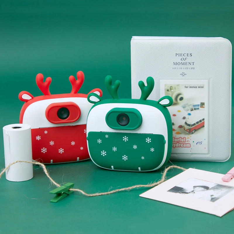 

Kid Camera Mini Antlers Camera Photo Educational Toys for Boys Girls Birthday Gift Digital Camera Child Video Camera Blog Camera