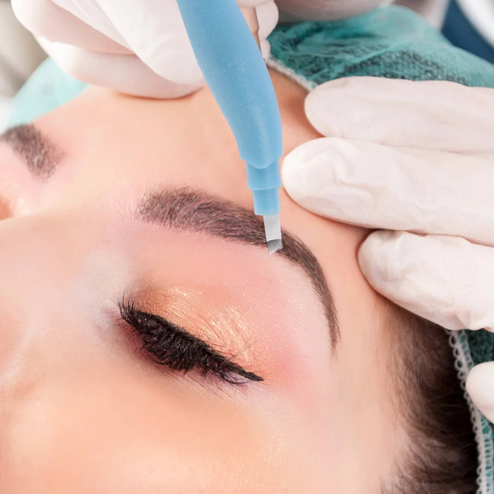 

5Pcs Microblading Disposable Pen 12F Microblading Needles Manual Pen