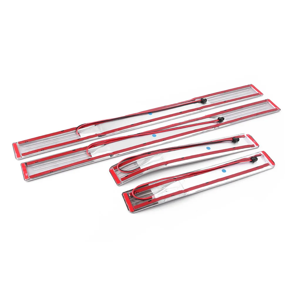 Накладка для автомобильной двери с защитным покрытием w/синий светодиодный