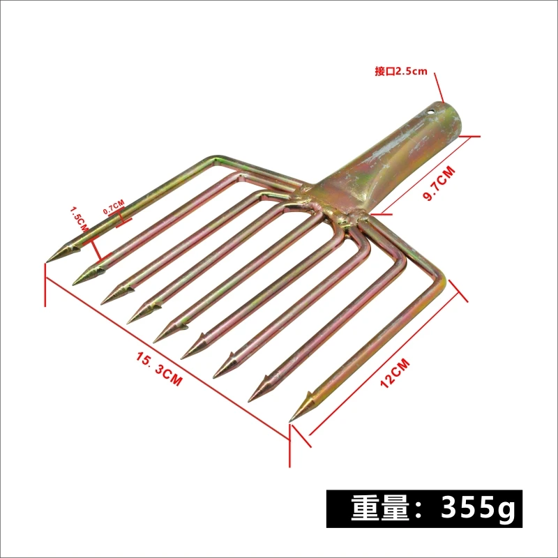 Topline рыболовная снасть вилка из нержавеющей стали удочка наконечник гарпуна