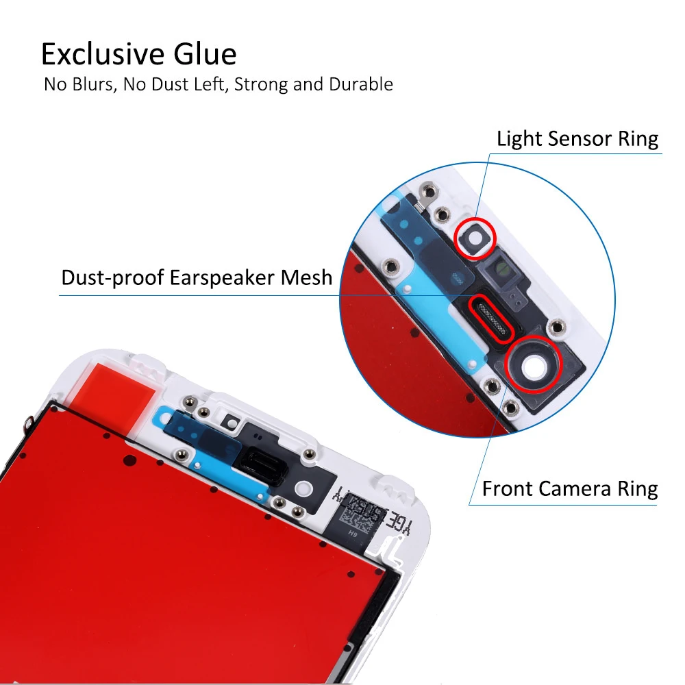 ЖК-дисплей в сборе 2 шт. 3 шт./лот цена для iPhone оптовая продажа дисплей сенсорный