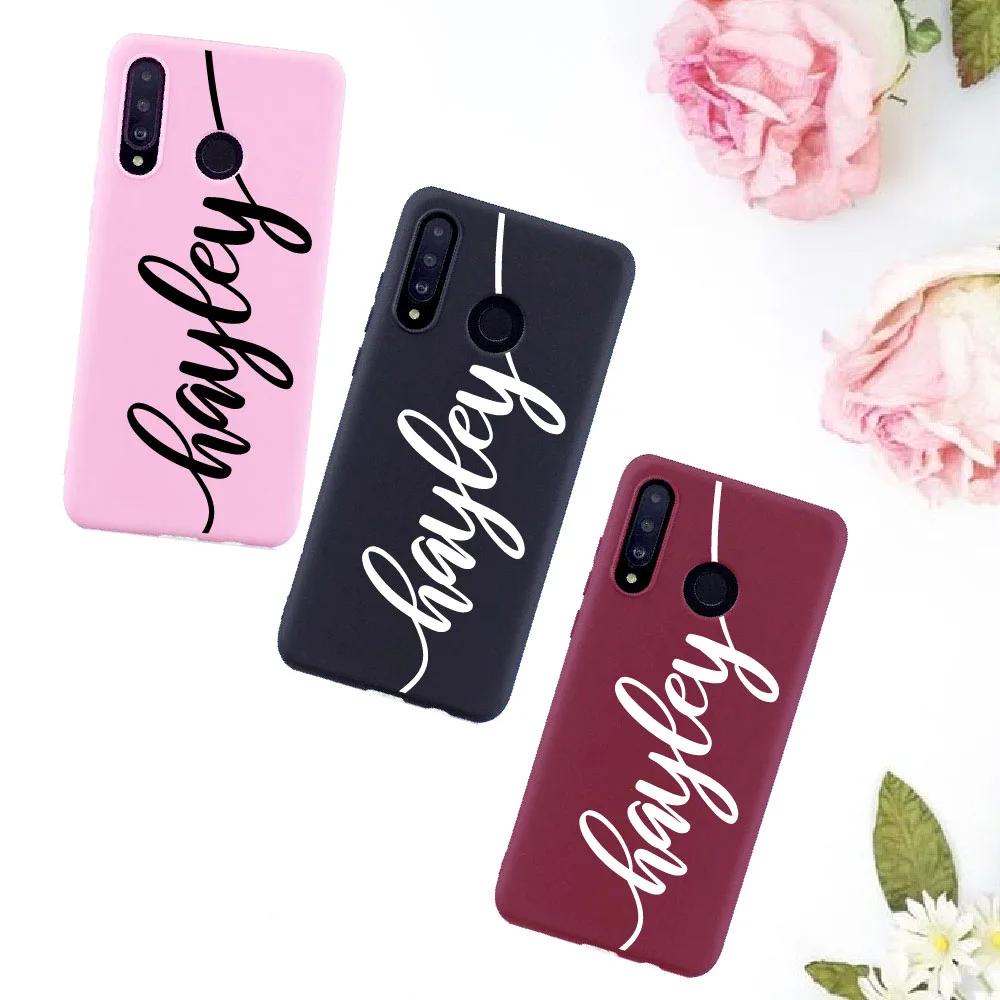 

Fashion Sexy Personalized Customize Name Candy Silicone Phone Case For Xiaomi Mi Redmi Note 5 6 7 8 9 10 lite Pro Plus