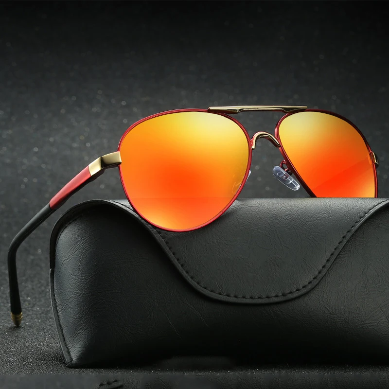 

Brand Design Classic Retro Pilot Polarized Sunglasses For Men Fashion Outdoor Summer Travel Driving Fishing Polaroid Sun Glasses