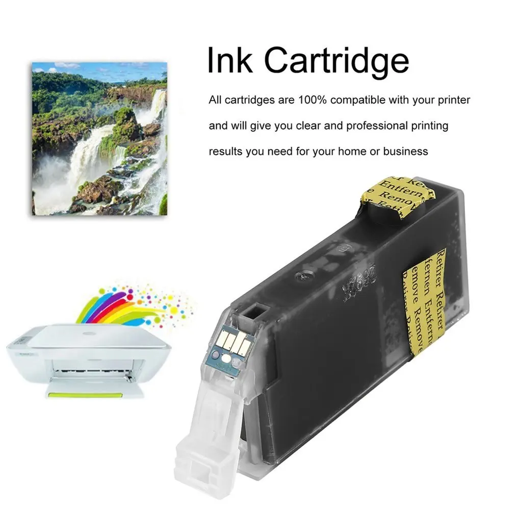 ZSMC PGI520 CLI521 Compatible RiSk-free Ink Jet Cartridge Replacement Fit for Canon iP3600 iP4600/MP980 Non-OEM