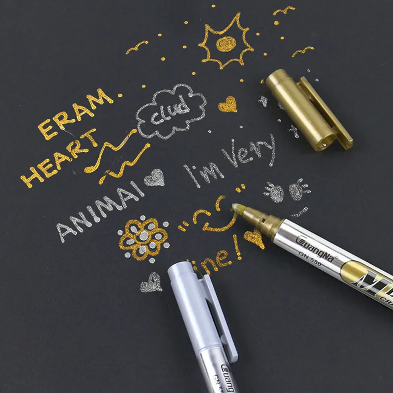 DIY роспись стеклянный металлический маркер Свадебная вечеринка Подпись граффити