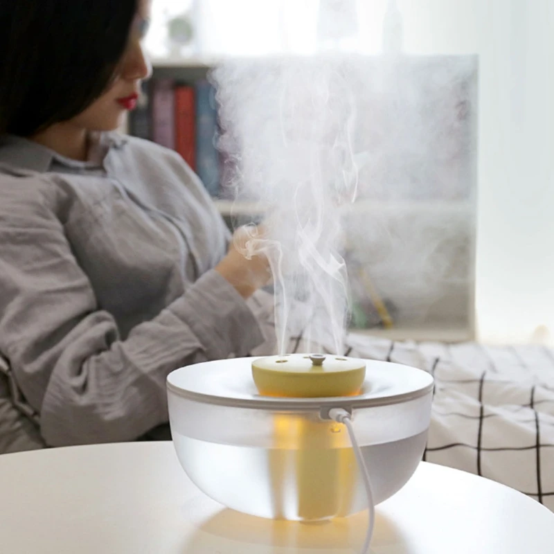 Lotus Root Shape 1.2L портативный Настольный увлажнитель воздуха USB Mist Maker арома-диффузор