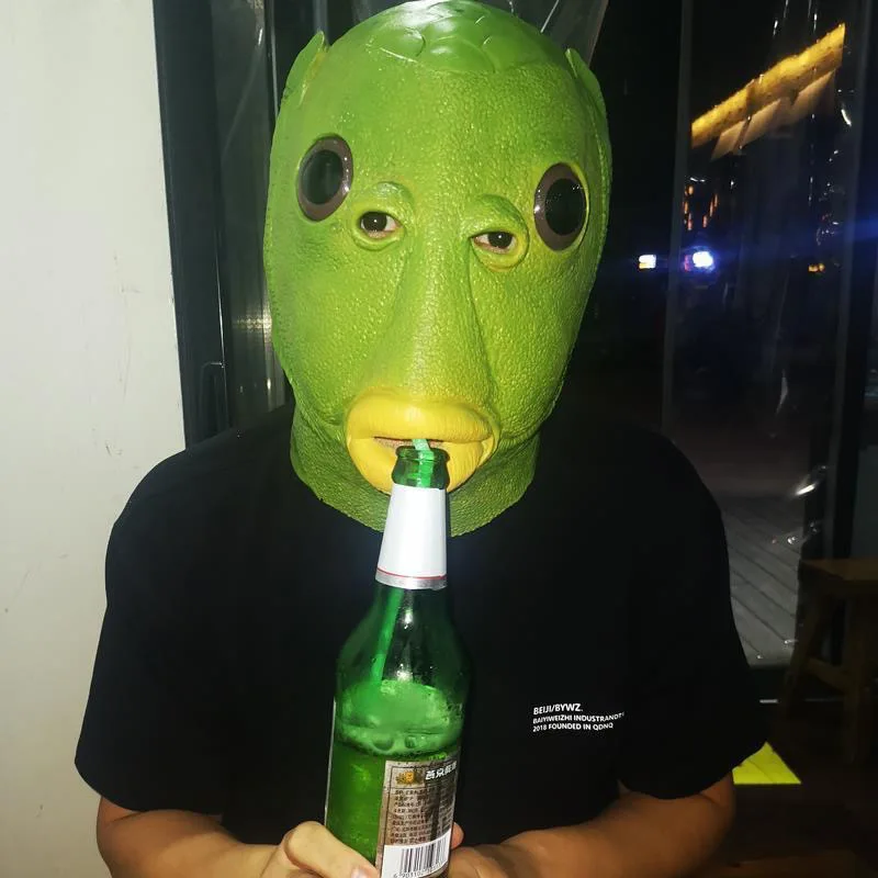 Маски в виде рыбы искусственные маски для лица костюмы на Хэллоуин реквизит