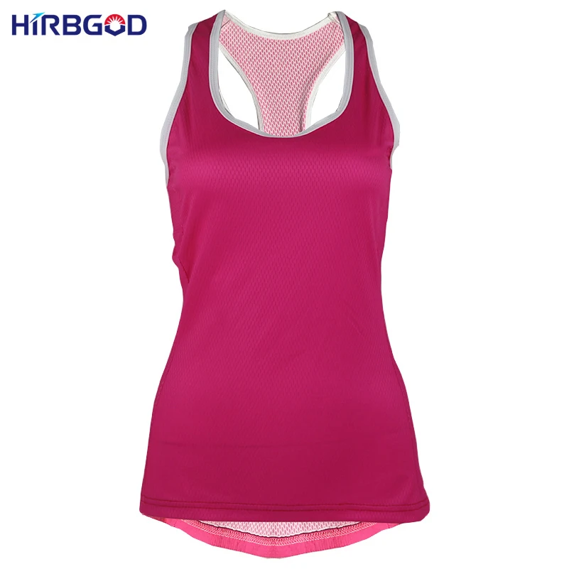 HIRBGOD горячие дамы без рукавов Велоспорт Джерси быстросохнущая велосипед жилеты