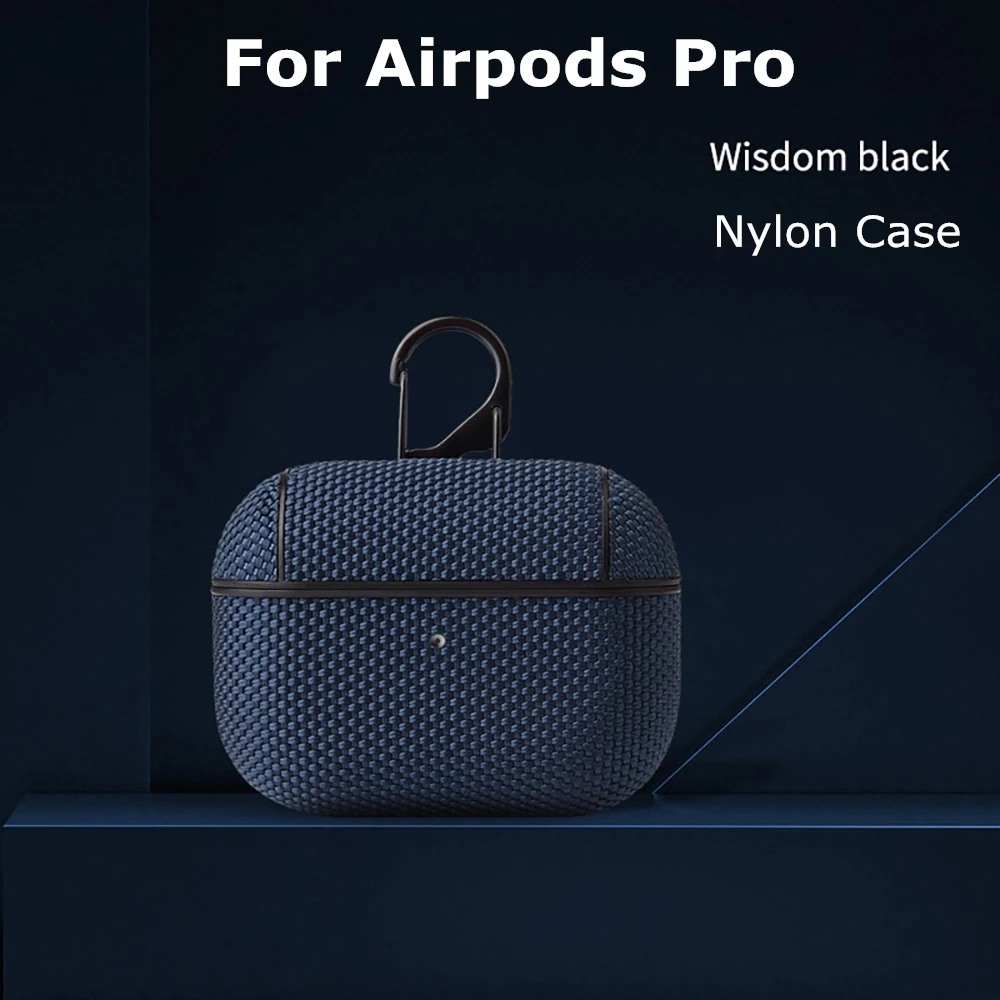 Роскошный нейлоновый чехол для Apple Airpods pro Air Pods Pro 1 2 деловой стиль|Аксессуары