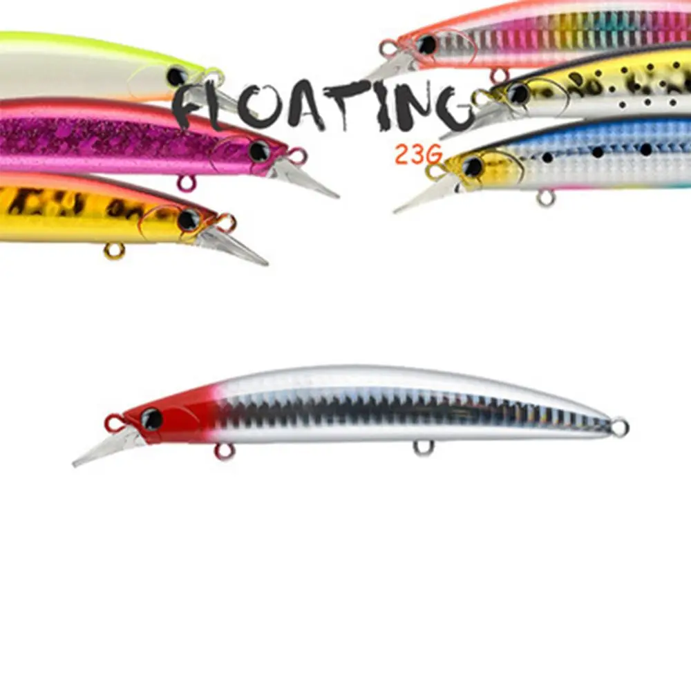 

Multicolor Crankbaits Tackle 130mm/23g FloatingMinnow Baits Fish Hooks Minnow Lures Long Casting Lure