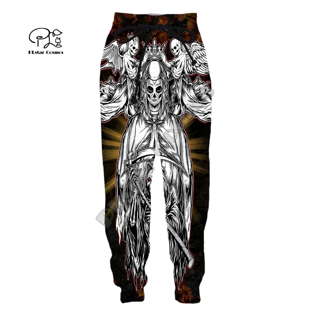 NewFashion Ghost Gothic Skull Reaper Satan Devil  Men/Women Streetwear 3DPrint Harajuku Funny Jogger Sweatpants Trousers Pants 2