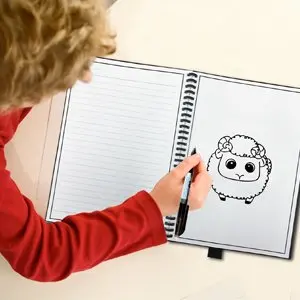 Умный многоразовый стираемый блокнот A5 B5 бумажный с проводом облачный флэш