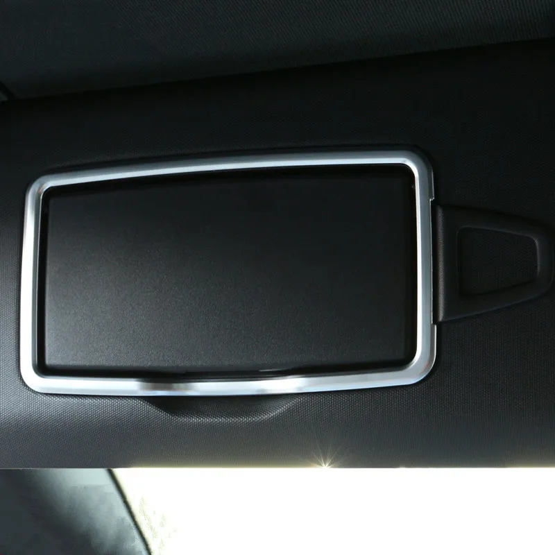 

Interior Cosmetic Mirror Frame Decoration Cover Trim Chrome ABS Car Styling For Mercedes Benz E Class W213 2016-2018