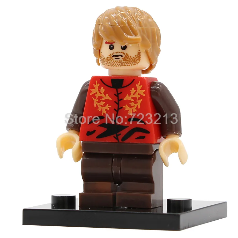 Tyrion Lannister Новая игра престолов Сезон 8 фигурка Джон Сноу беньен Старк белый Walker Wights Джор мормонт самвелл Тарли строительные блоки игрушки - Цвет: Tyrion Lannister