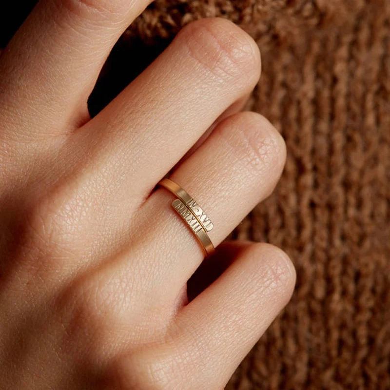 Заказное Оригинальное кольцо, персонализированное кольцо с буквами, Anillos Mujer, золотое, серебряное, регулируемое, изысканное имя, кольца для женщин, девушек, BFF ювелирные изделия