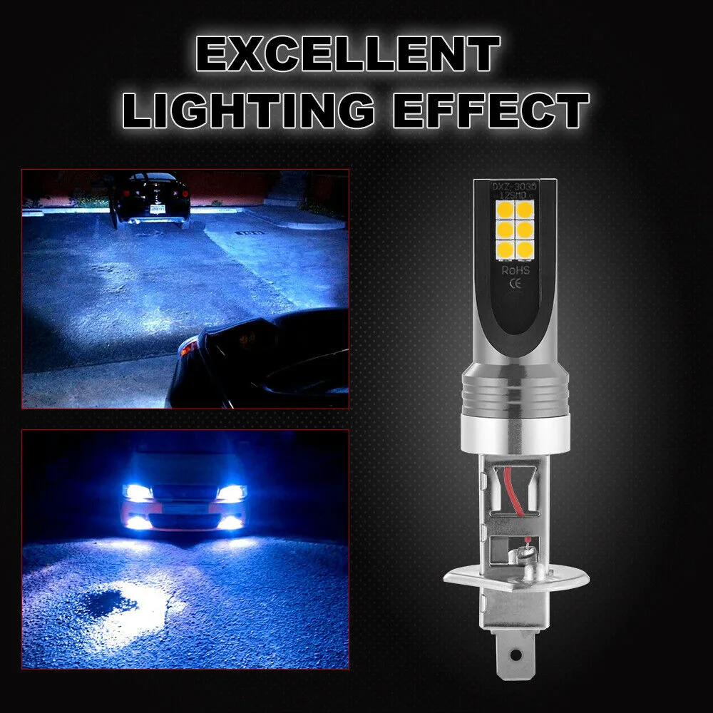 

LD2096 Bulb Fog Light Driving High Power LED 12000lm Replacement 12SMD