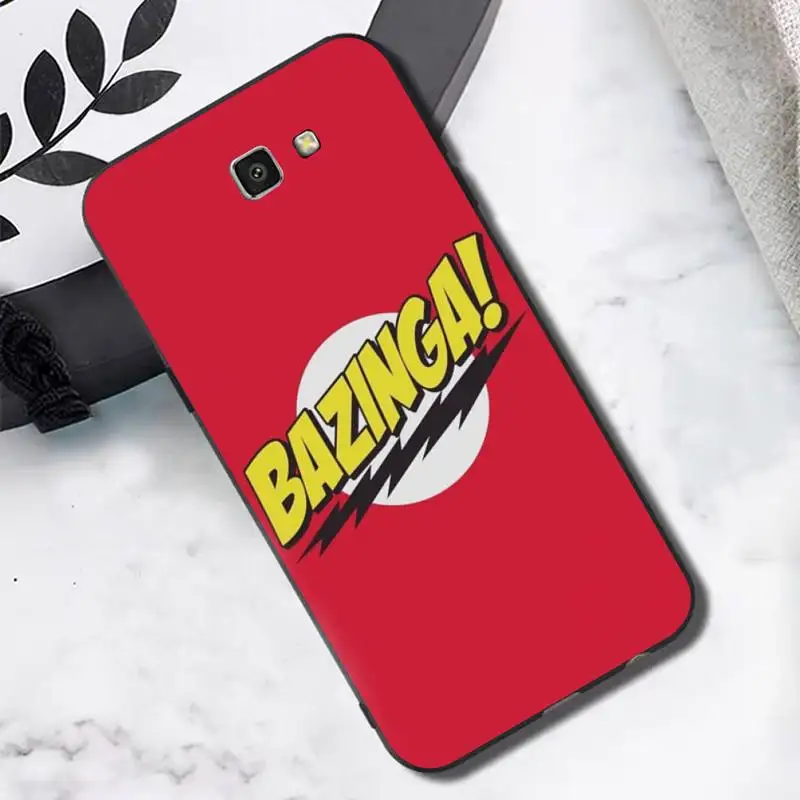 TOPLBPCS Bazinga Теория Большого Взрыва ТВ шоу чехол для телефона Samsung J6 J7 J2 J5 prime J4 J8 2016 2017