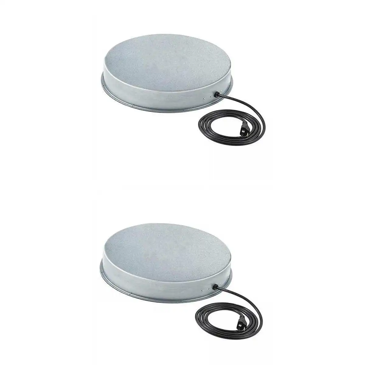 

2x Poultry Drinker Heater Base for iron Poultry Founts Farm Supply Heat Base