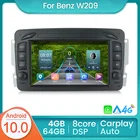 Автомобильный DVD-плеер Andoird 10 дюймов, 4 Гб + 64 Гб, поддержка Carplay, для Mercedes Benz W203, Vito W639, W168, Vaneo Clk W209, автомобильное мультимедийное радио
