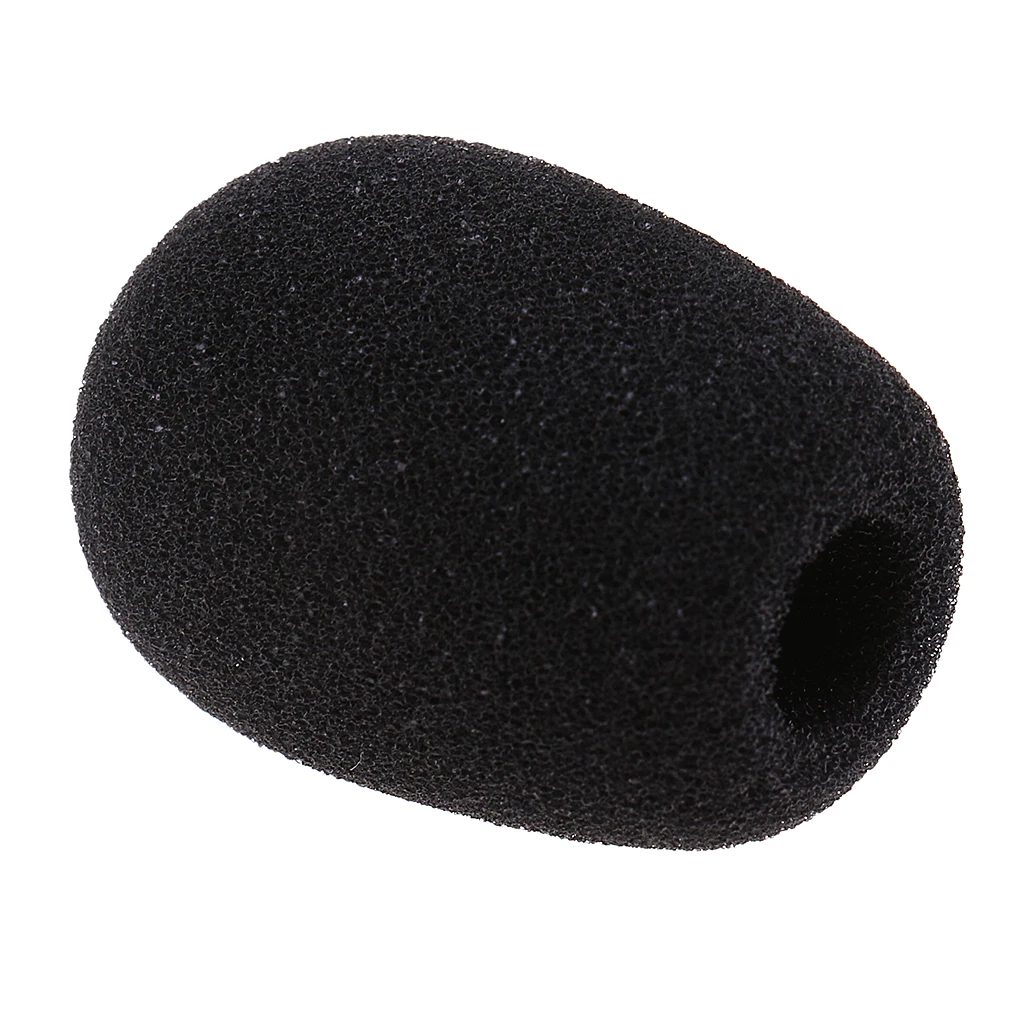 

1Pc Handheld Condenser Microphone Sponge Cover Windscreen Mic Cover - Black