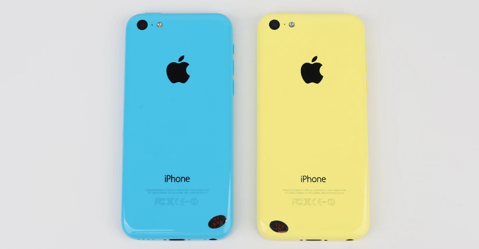 Разблокированный Apple iPhone 5C двухъядерный 4," 8MP мобильный телефон 8 ГБ/16 ГБ/32 ГБ rom Apple IOS WiFi gps WCDMA 3g Подержанный смартфон