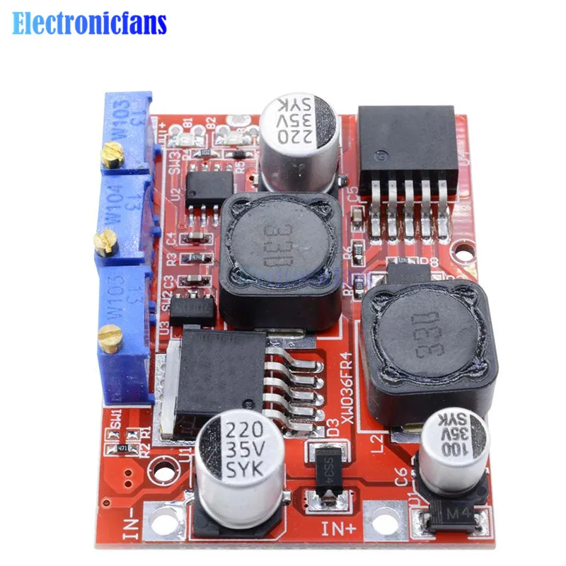 XL6019 Замена LM2577S LM2596S шаг вверх вниз Boost Buck напряжение модуль преобразователя питания Неизолированный постоянный ток доска 15 Вт 3A