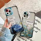 Чехол для Apple iphone 11 12 13 Pro 7 8 Plus XS Max, прозрачный чехол для iphone X, XR, 7plus, iPhone11, художественный Рисунок, черный мягкий ТПУ чехол