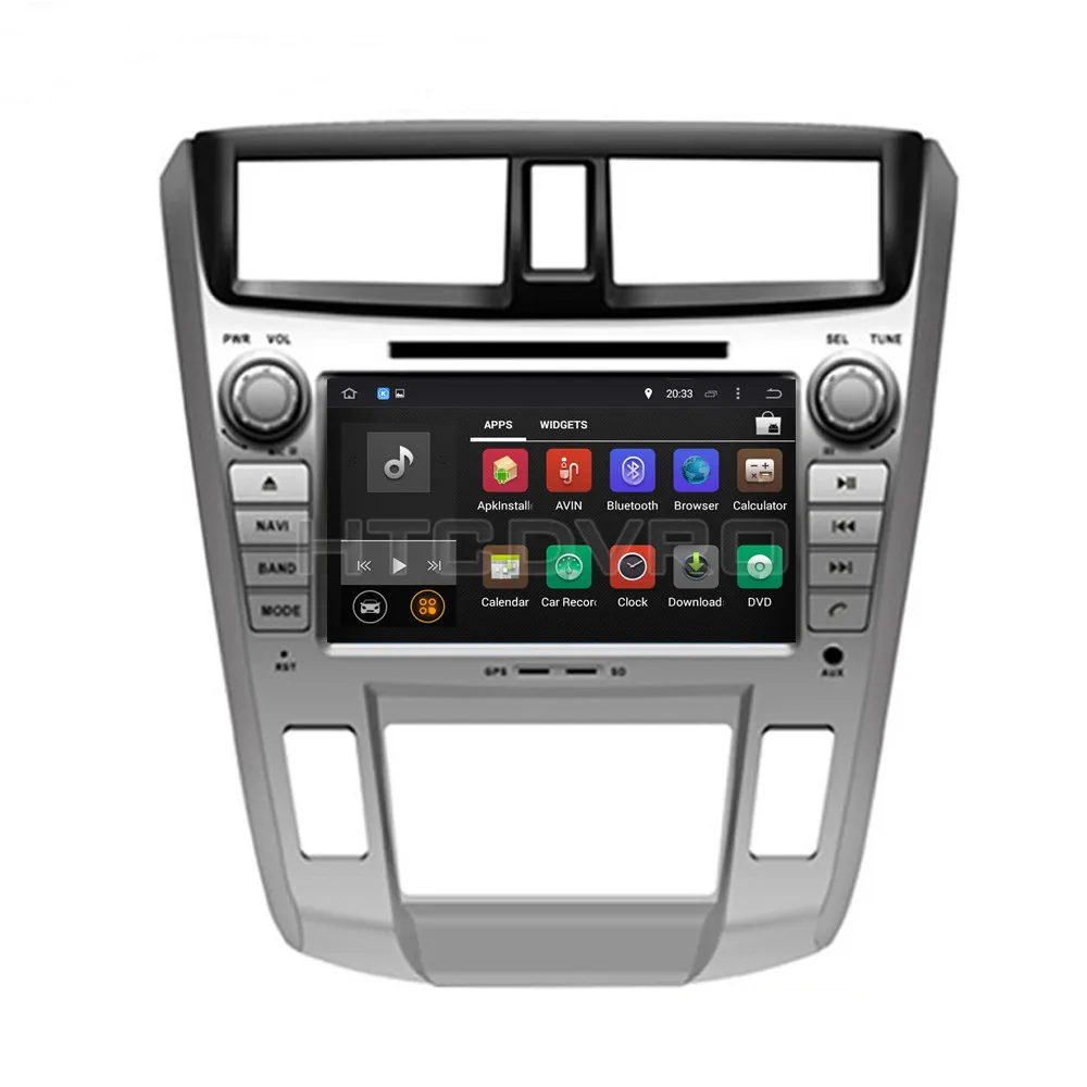 YMODVHT 8 дюймов 4G Восьмиядерный Android 9 0 7 1 автомобильный dvd плеер для Honda City 1.8L/1.5L 2008 GPS