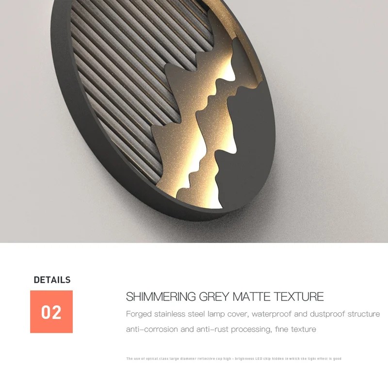 Цена Китайский водонепроницаемый настенный светильник VZVI, уличсветодиодный ная лампа 6 Вт, настенный светильник для виллы, сада, двора, дорожек, ...