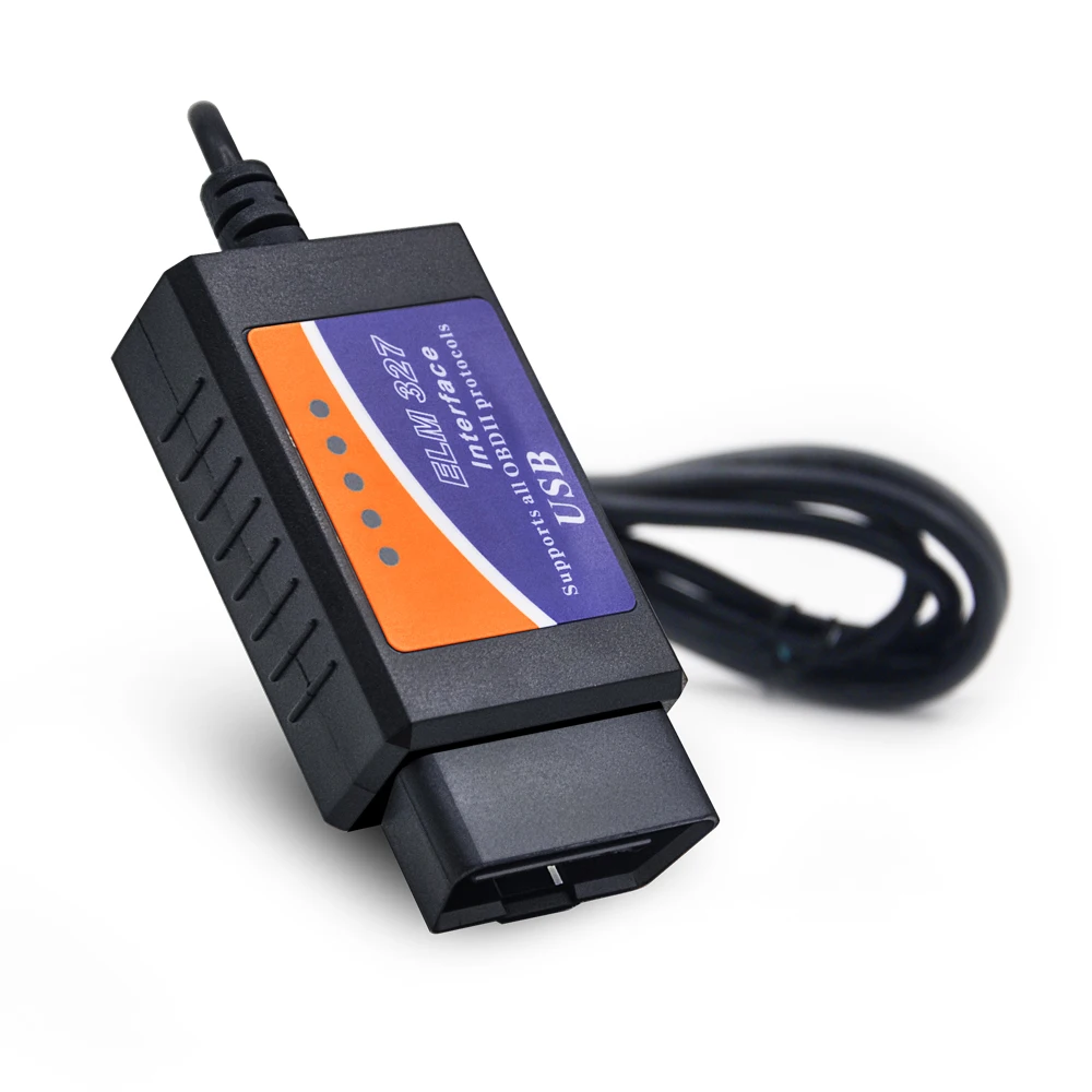 Диагностический сканер ELM327 USB-устройство для чтения кодов с поддержкой