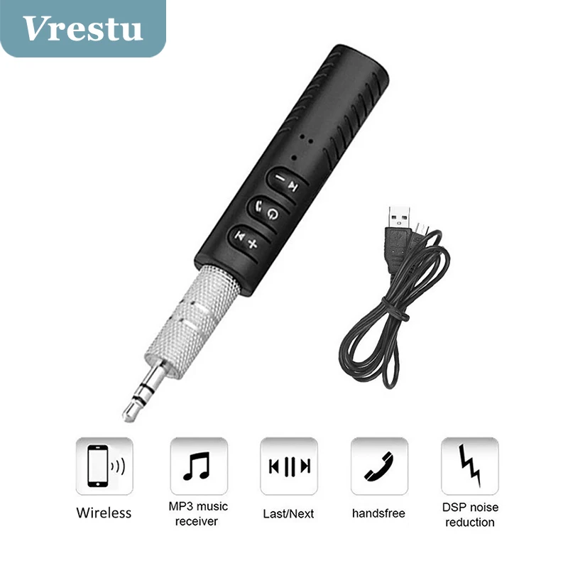 

Wireless 5.0 Receiver Music Receiver 3.5mm Jack for Music Audio Aux MP3 Headphone Bluetooth-compatible Handsfree Adaptor Headset
