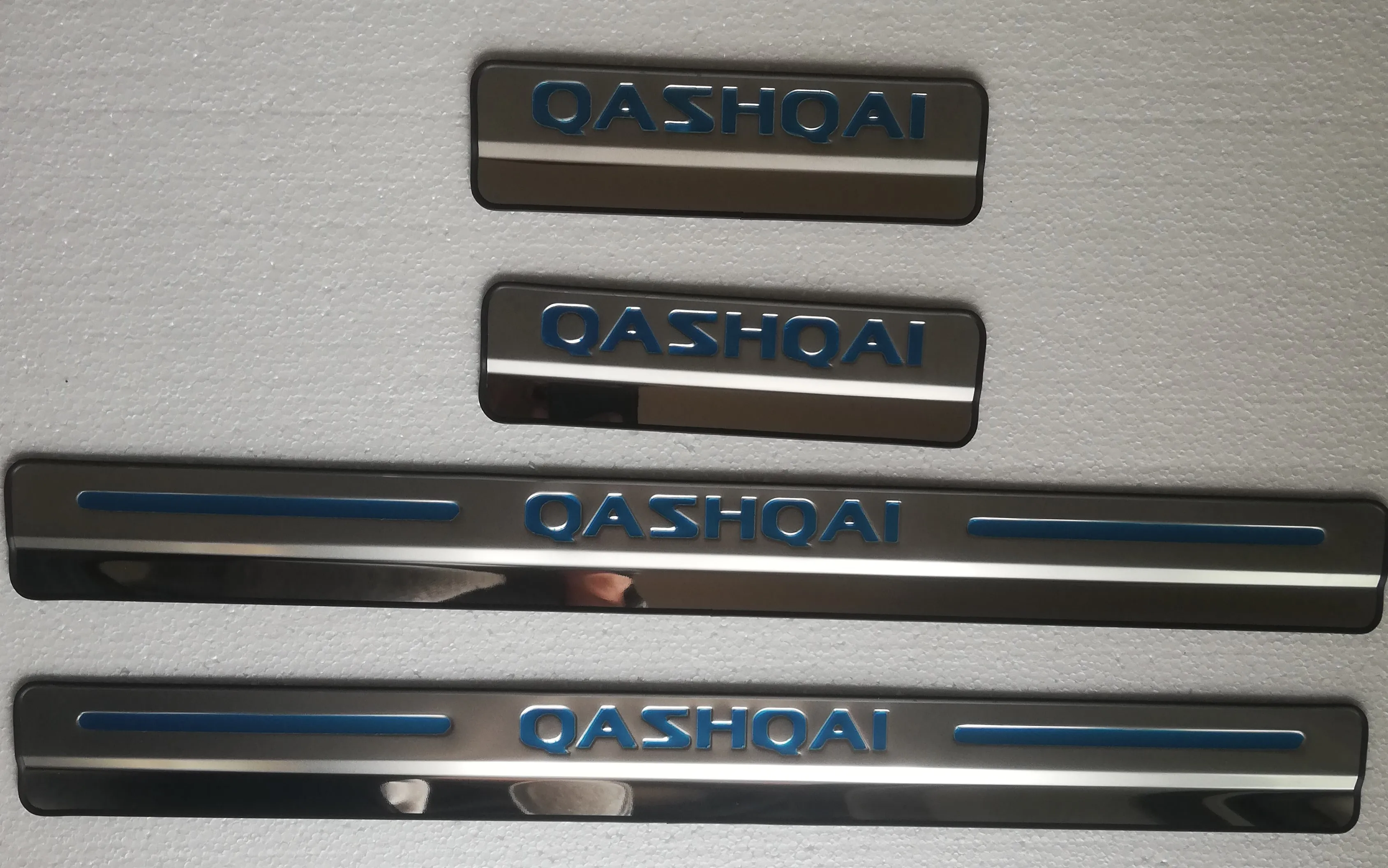 Для Nissan Qashqai 2007-2019 J10 J11 порог двери из нержавеющей стали/Накладка/Порог 4 шт./компл.