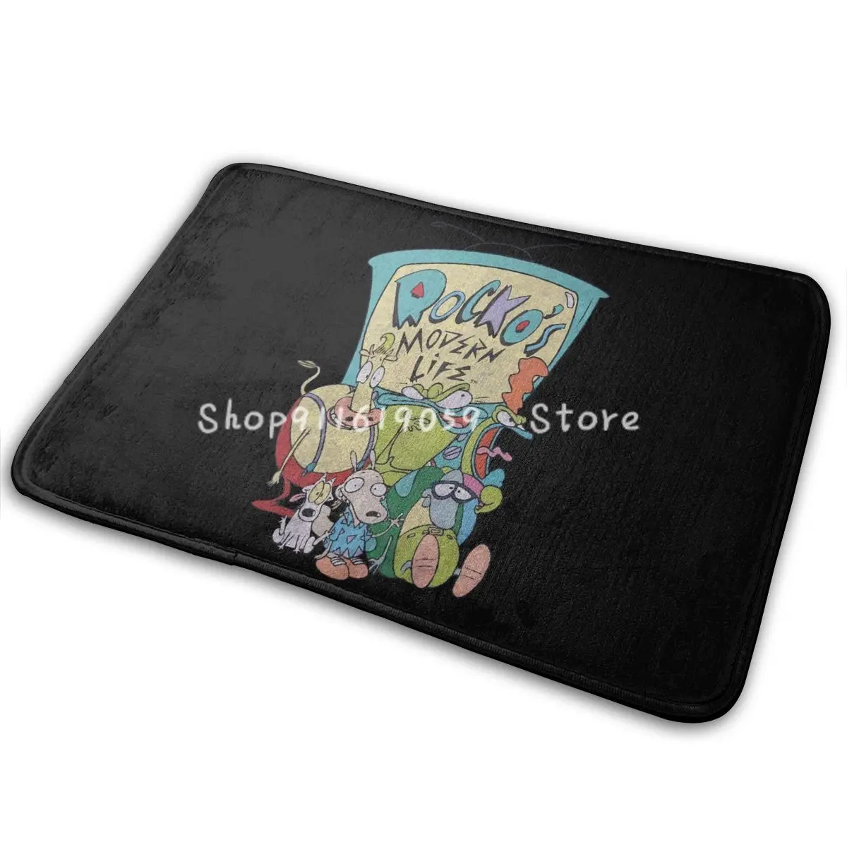Rockos Modern Life Group T Text Весна отличное качество мультипликационный персонаж