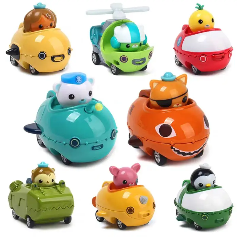 

Mini Octonauts Figure Toys Alloy Octonauts Car Captain Barnacles Kwazi Baby Children Xmas Gift