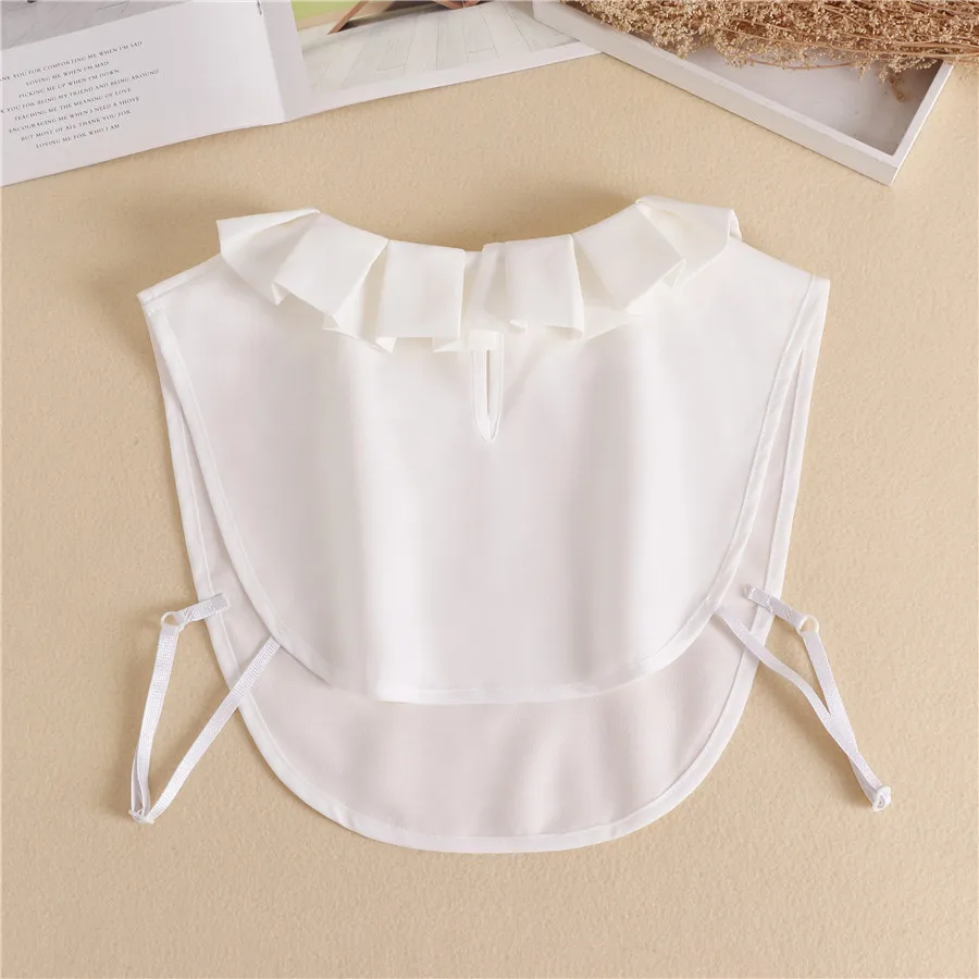 

2021 Women Elegant Detachable Collars Removable Fake Collars Blouse Tops Half Shirt Vestido Faux Cols False Collar Nep Kraagie