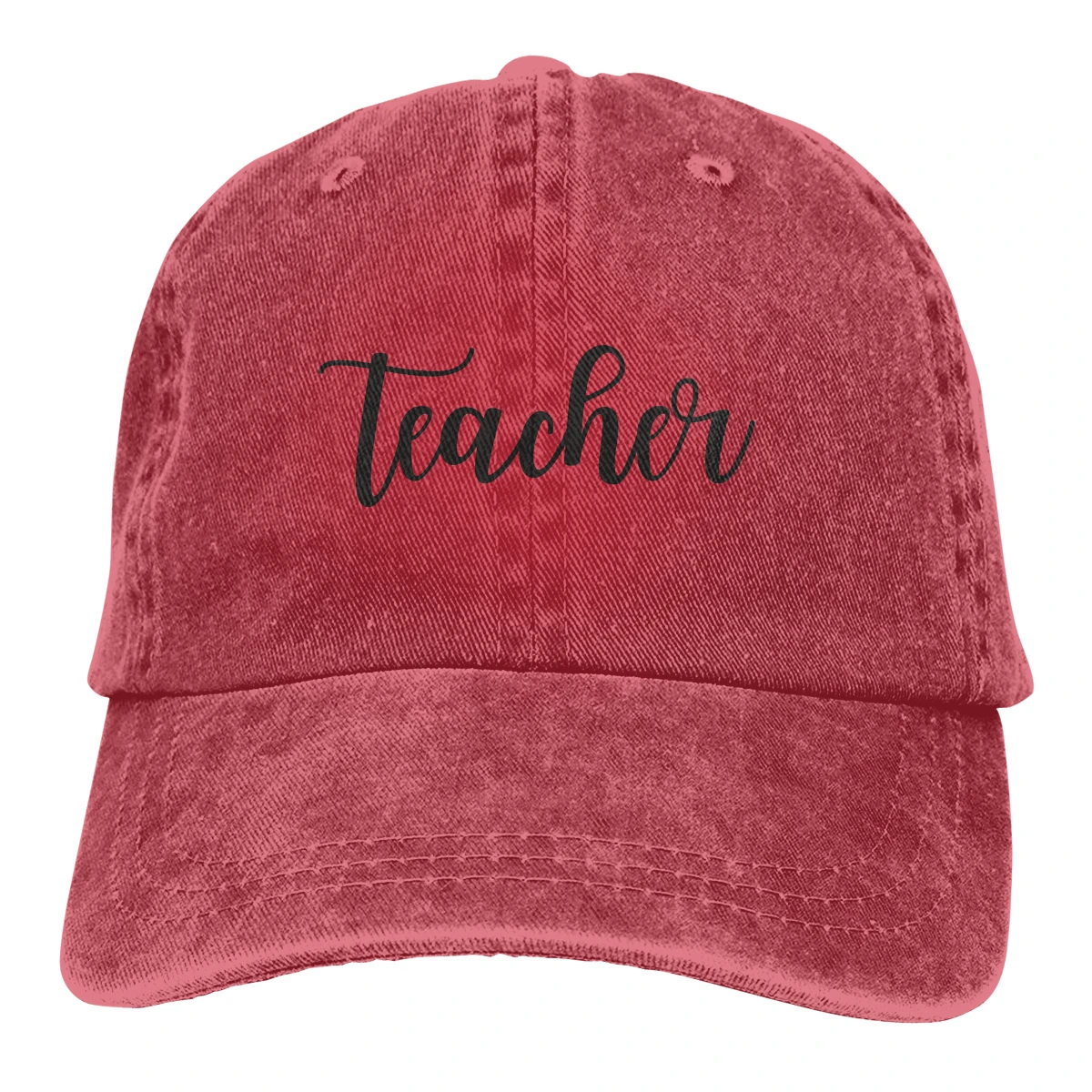 

Teacher Definition man's women's Retro Washed Cowboy hat Trucker Hat