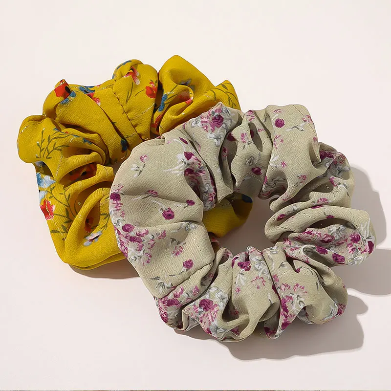 Резинки для волос эластичные резинки кольца галстуков веревка с цветочным