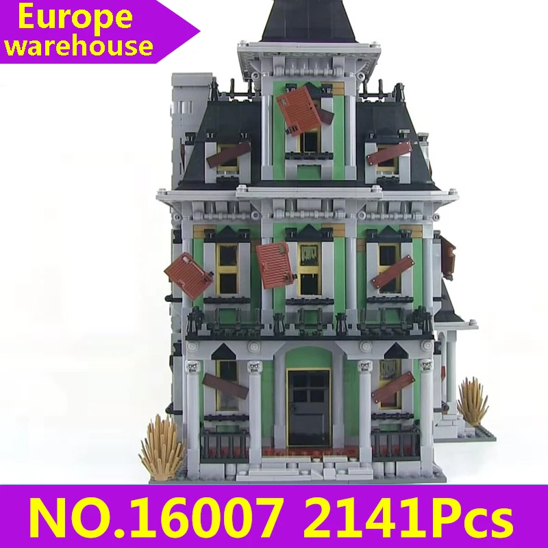 16007 Lepinblocks City Street View Creator Expert House строительные блоки набор кино архитектура замок игрушки для детей King Bricks - Цвет: 16007