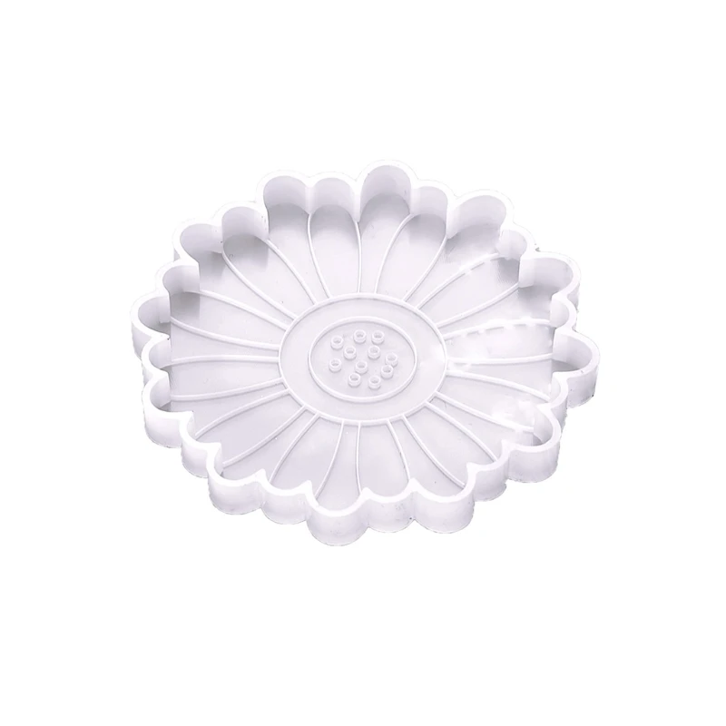 

Daisy Flower Coaster Epoxy Resin Mold Cup Mat Pad Silicone Mould DIY Crafts Tool