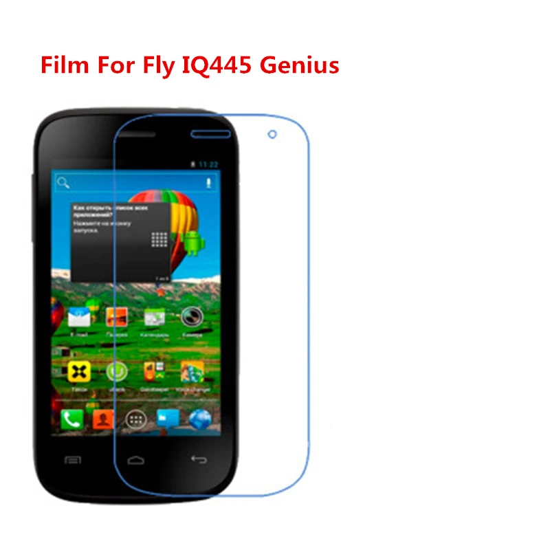 1/2/5/10 шт. ультратонкая прозрачная защитная пленка для HD ЖК-экрана с тканевой пленкой для очистки для Fly IQ445 Genius.