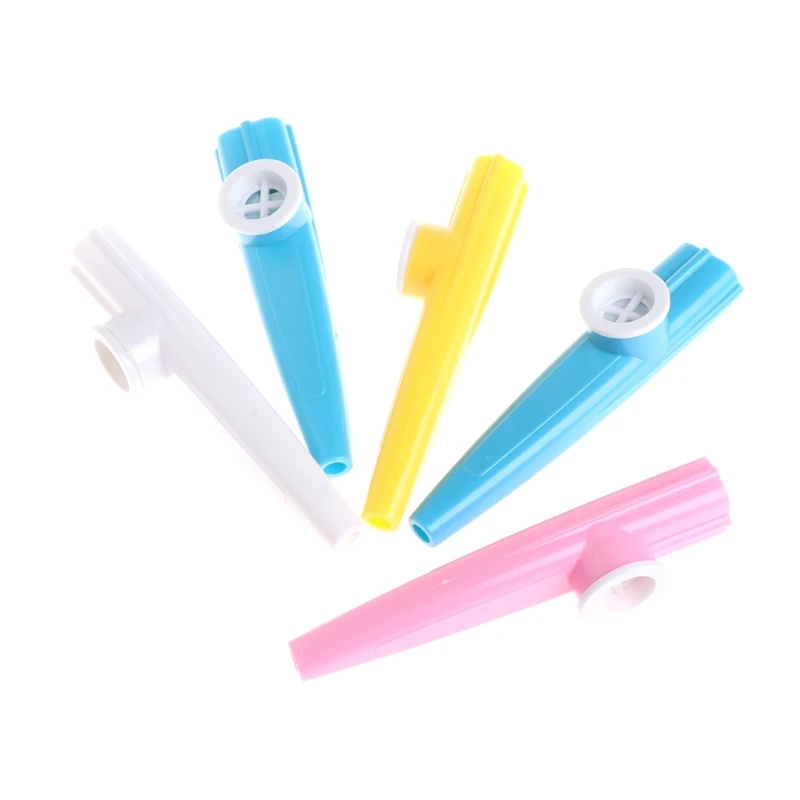 

5pcs Plastic Kazoo Harmonica Mouth Flute Children Party Gift Musical Instrument B36F